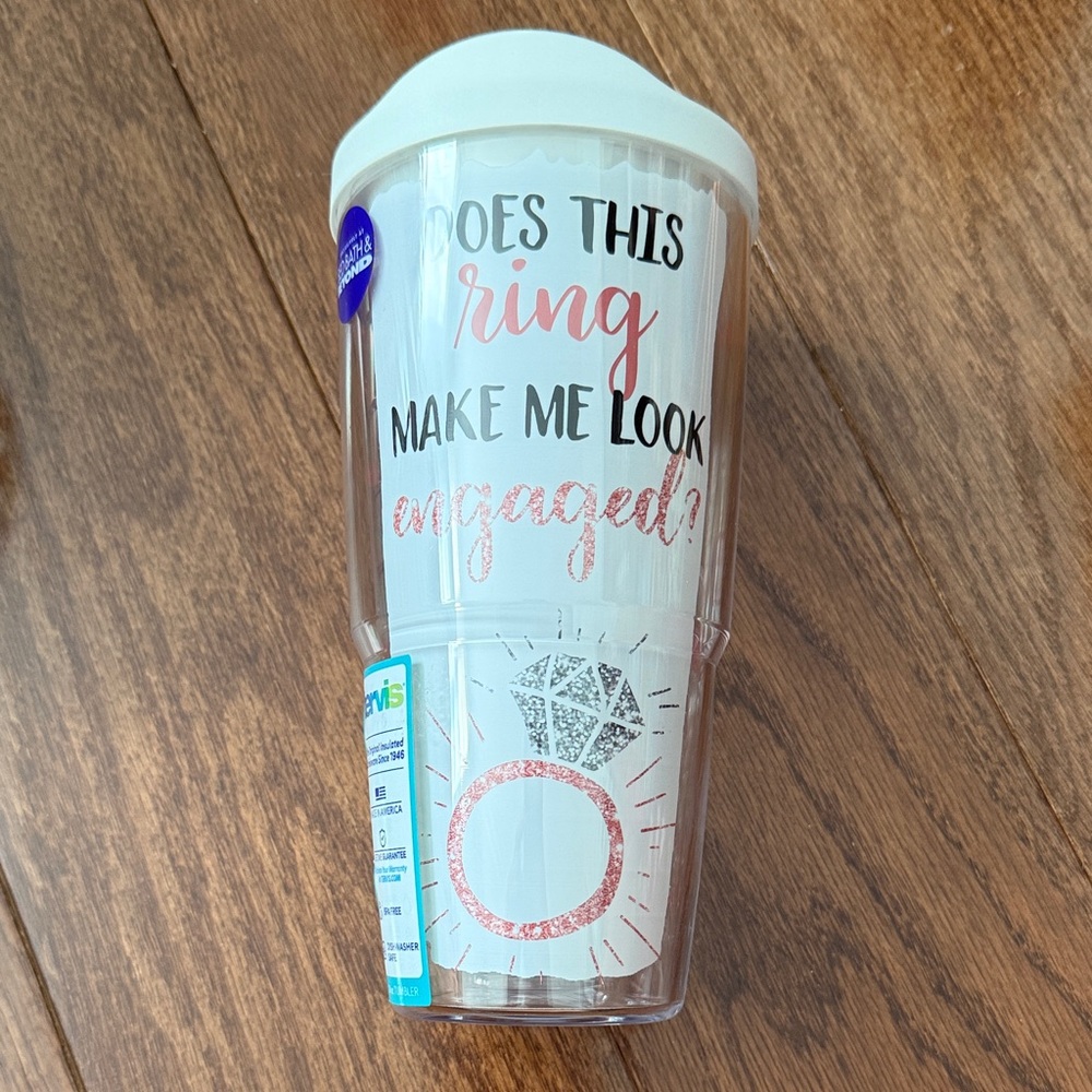 Tervis Engagement Tumbler with White Lid